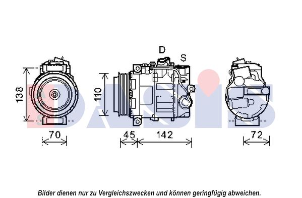 AKS DASIS Kompressori, ilmastointilaite 852592N